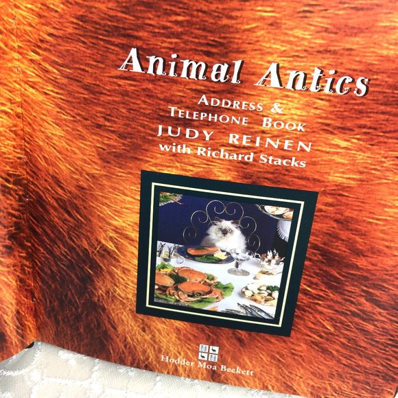 Address Book Cat Kitten Antics Vintage - Picture 7 of 8